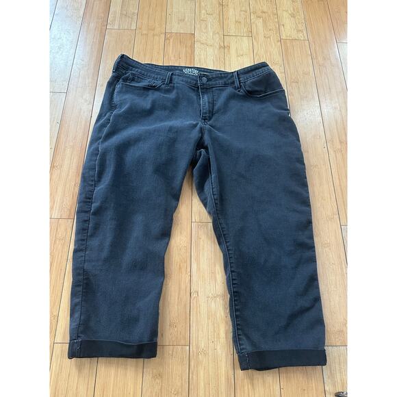Levi’s Signature Modern Black Capris Sz. 20 - Picture 1 of 7